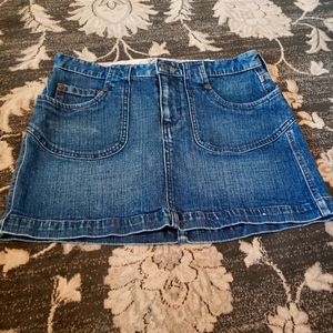 Denim Jean Skirt-Fossil